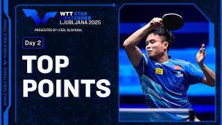 Top Points of Day 2 | #WTTLjubljana 2025
