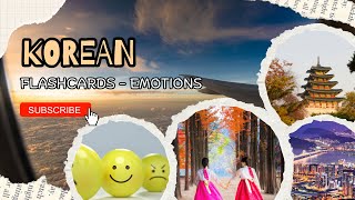 Korean flashcards emotions