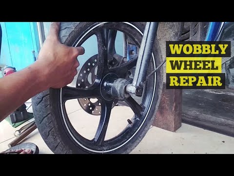 HOW TO REPAIR MOTORCYCLE WOBBLY WHEEL