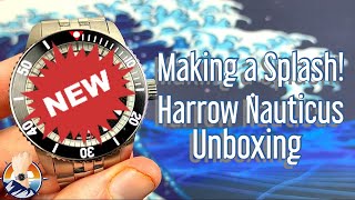 Making A Splash! Harrow Nauticus Unboxing. #microbrand #unboxing #watch