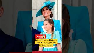 ケイト王女と子供たち、バッキンガム宮殿のバルコニーで2025年の軍隊式典に参加 #shorts #katemiddleton