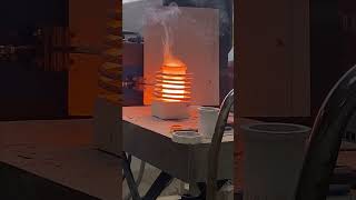 Small Crucible Melting for Induction Heating Equipment#induction #machine  #heating #furnace