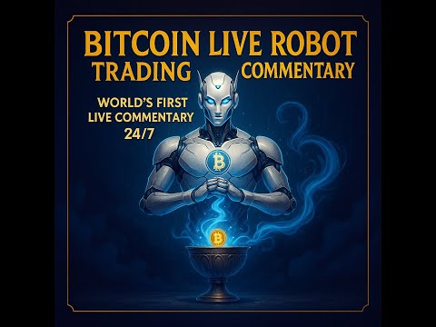 Live Bitcoin Trading | 24/7 AI Robot Commentary — Analysis & Prediction #bitcoin #cryptolive