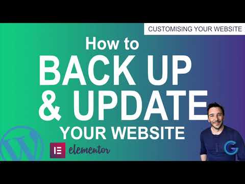 How to Back up and Update your Wordpress website
