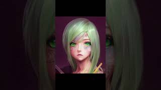 Asking AI to drawn cute green hair eyes girls #aiart #aidrawing #cutegirls #texttoimage #dalle2