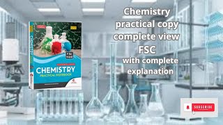 Chemistry practical notebook complete view with explanation