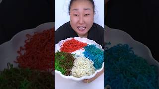 Blue💙 Red♥️ Green💚 Colour Noodles😲mini wood toy-wood working art skill woody / hand crafts |#shorts