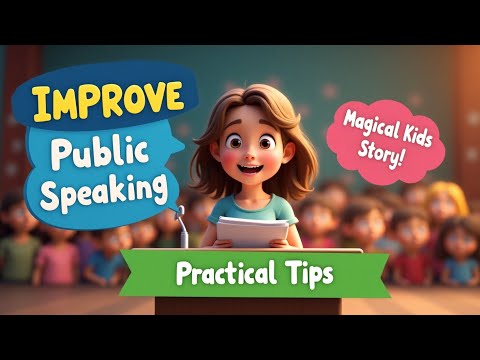 🎤Get better in Public Speaking | Kids story with Practical Tips | Overcome stress | Prepare Rehearse