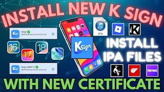 [Latest Method] Install New KSign App on iPhone & iPad (2025) | Install IPA Files On iOS
