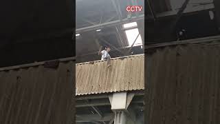 CCTV installation going on #cat #securitycamerasystem #ecoheroes #securitysurveillancecameras