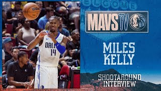 Interview with Miles Kelly at Mavs Summer League Practice
