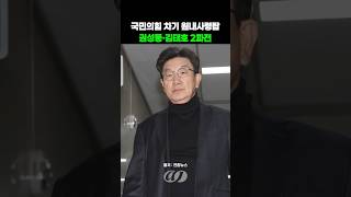국민의힘 차기 원내사령탑…권성동·김태호 2파전