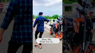 Slow Mo Wait For It 😍  #slowmo #waitforit #slowmo #slowmotion #slowmotionvideo #duke #bike