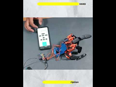 DIY 3D PRINETD ROBOTIC HAND