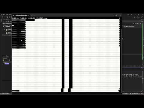 [C++] First Person ASCII Game.