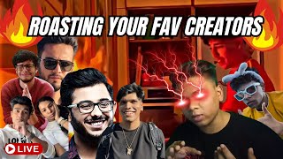 🔴 Roasting Your Favourite Creators | Special Stream | Unfiltered with Bytelife EP - 38