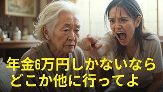 嫁が言い放った：「年金6万円しかないなら、どこか他に行って暮らしてよ。」そして、誰もが驚く結末が待っていた  | 人生の教訓