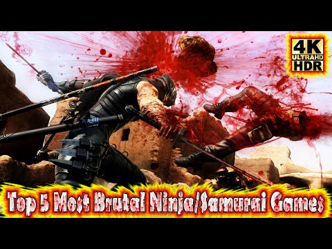 Top 5 Most Brutal Ninja/Samurai Games as of March 2023 in 4K HDR Max Settings!