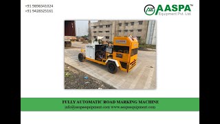 ROAD MARKING MACHINE AASPA EQUIPMENT #roadmarking #visibility #fullyautomatic #parkinglots #exporter