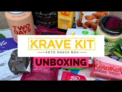 Krave Kit Unboxing!!! Keto Snacks U.K.! July 2021