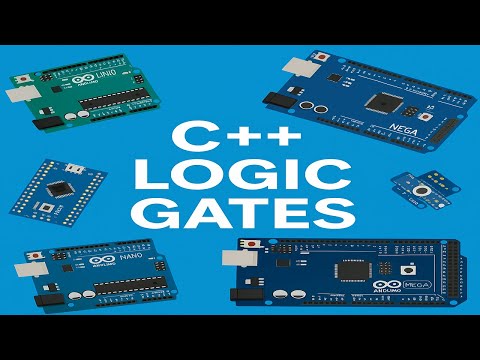 "7 Logic Gates Using Arduino Mega | 2 Buttons + 1 LED | C++ Beginner Project"