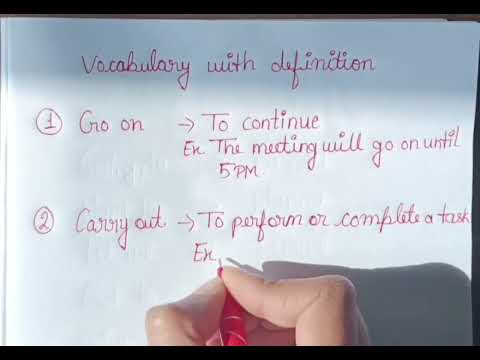 Vocabulary with definition#part1#original voice#subscribe to my channel ✅✅✅