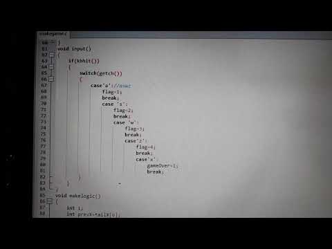 A Snake Game with explanation in c programming language | Naima Choudhary