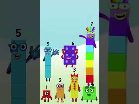 Numberblocks｜7steps Song for Kids #shorts #short