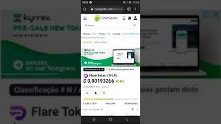 FLARE TOKEN (1FLR) OPORTUNIDADE VAI DEIXAR MUITA GENTE BEM