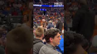 Morgan Wallen attends SEC Tournament in Nashville as Tennessee takes on Texas Longhorns