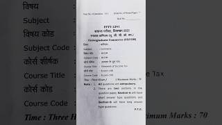 Elements of Income Tax #semesterexam2024 #bcom2ndyear #questionpaper #commerce #shorts #viralshorts