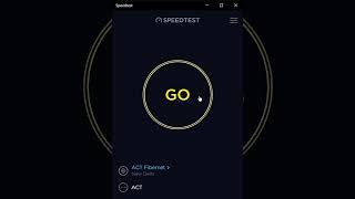speedtest|ACT Fbernet|150MbPs plan