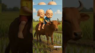 upin ipin naik sapi #3d #upinipin #upinipinselamanya #3danimation #animasulucu #lucu #sapi #sapilucu