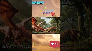 Tiger vs Fire Dragon – Epic Prehistoric Fantasy Battle  Part 4  #tiger