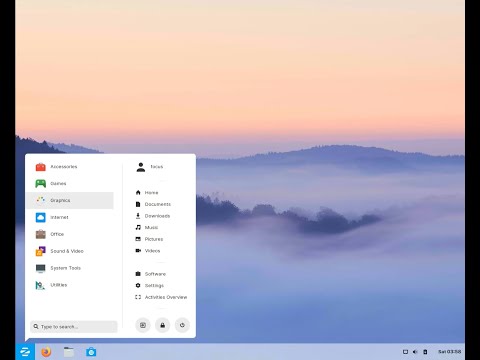 Zorin OS 15 2 Core 64 bit Installation, software and memory, disk usage   Time lapse photography