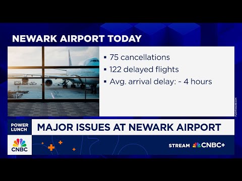 Newark Airport faces major disruption issues
