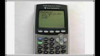 Math 208 : 8.1 #6 (Elementary Statistics Tutorial : Confidence Intervals For The Mean, Z-Interval)