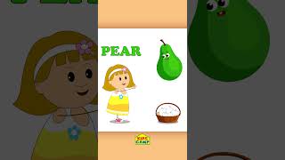 🌈🍎 Learn Colors, Fruits And Numbers For Kids #shorts #educationalvideo