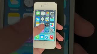 I Used an iPhone 4 for a day 😂  #iphone #iphone4 #tech