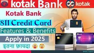 Kotak Bank 811 Credit Card Benefits and Features in 2025| Kotak Mahindra Bank Credit Card Apply |