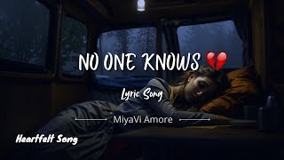 No One Knows | A Sad Song About Loneliness and Hidden Pain | Original Lyric Song