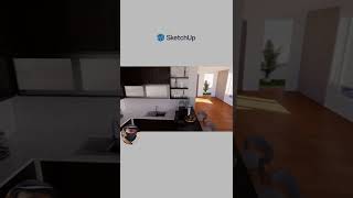 phasing animation sketchup enscape and blender