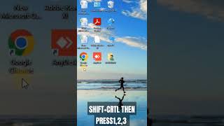 Shortcut Key SHIFT +CTRL 1,2,3 || #shortsvideo #ytshorts #shorts