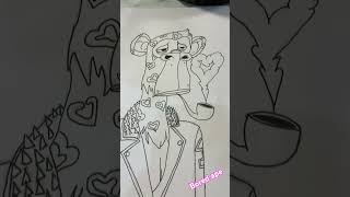 Bored ape #art #draw #drawing #artist #sketch #masterpiece #boredape #fyp