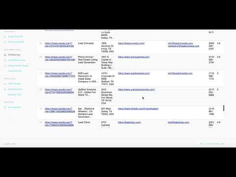 Google Places Scraper