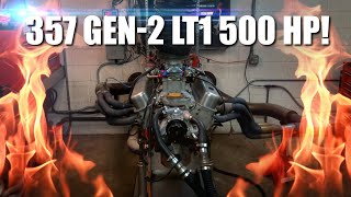 500 HP LT1 Engine Dyno | 357 40 Over