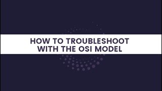 How to Troubleshoot a real Network problem using the OSI model