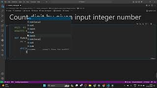 How to count digits by given number using python