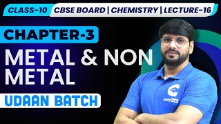 📄 Case-Based Questions | Class 10 Chemistry | Metals & Non-Metals | Lecture-16 | UDAAN