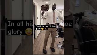 Shaquille O'Neal has got his boots on the ground  😂